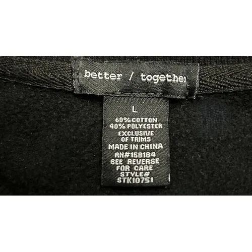 Salem Massachusetts EST 1692 Black Sweatshirt L Witchy Crewneck Sweatshirt Warm Size L - Image 3