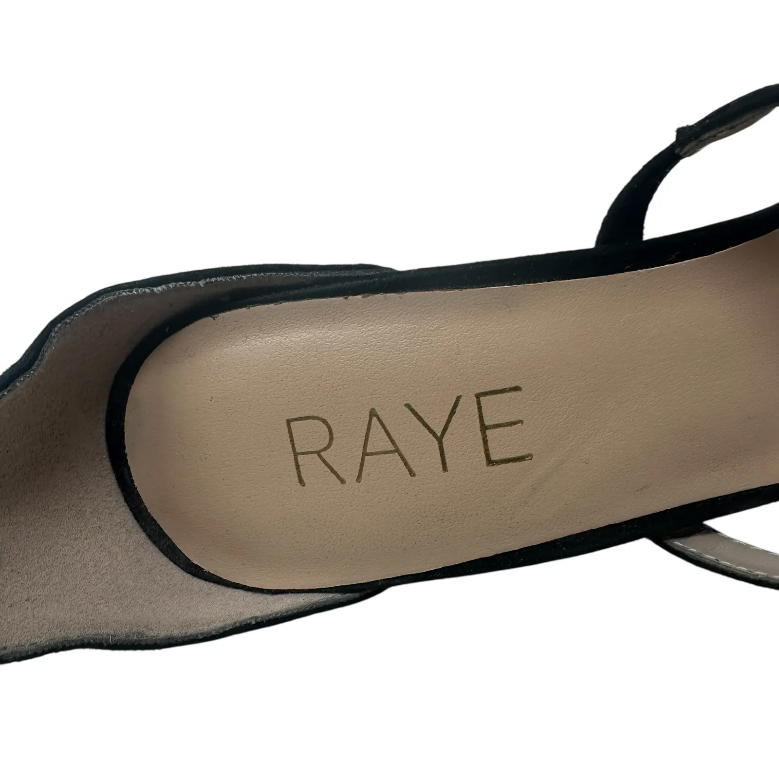 Raye Alley High Heels Pumps Shoes Suede Ankle Strap Buckle Black‎ Size US 7.5 - Image 11