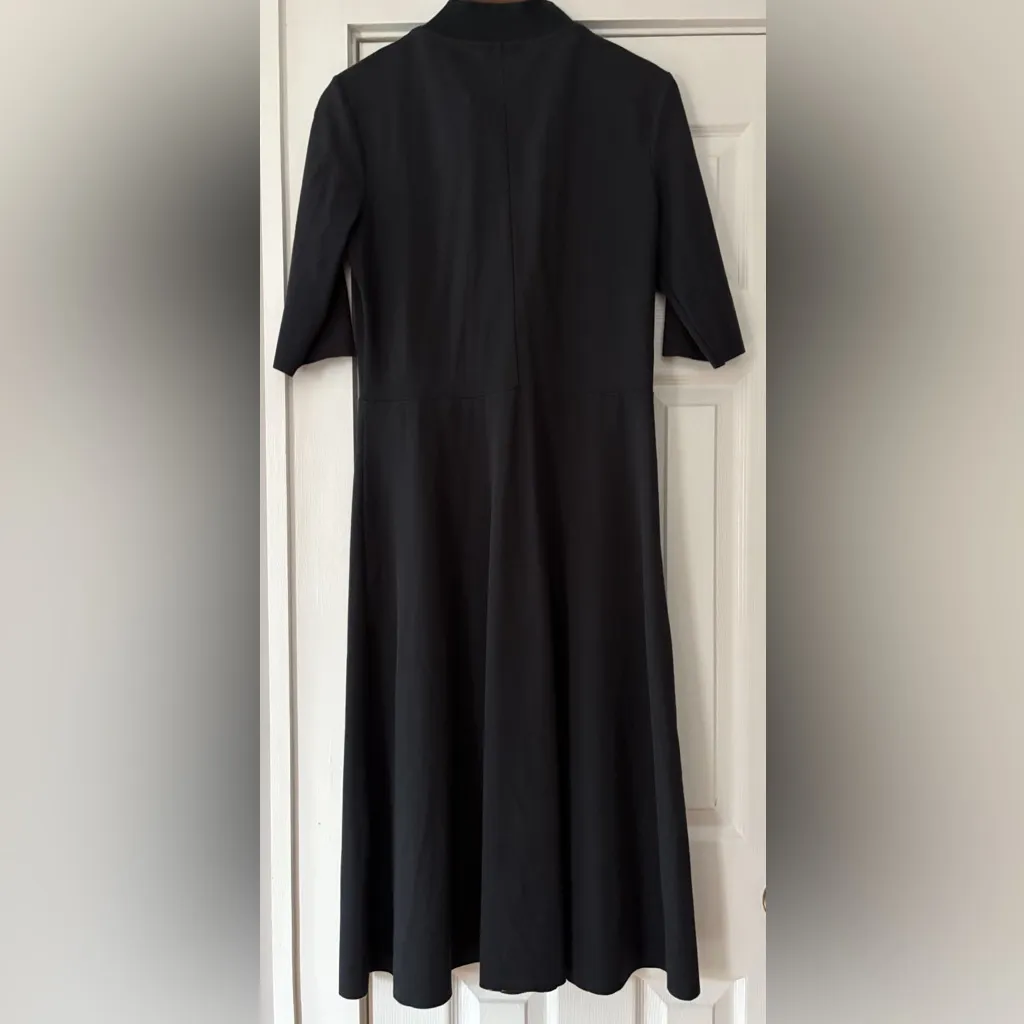 COS Dark Blue Long Sleeve Dress Size Medium - Image 4