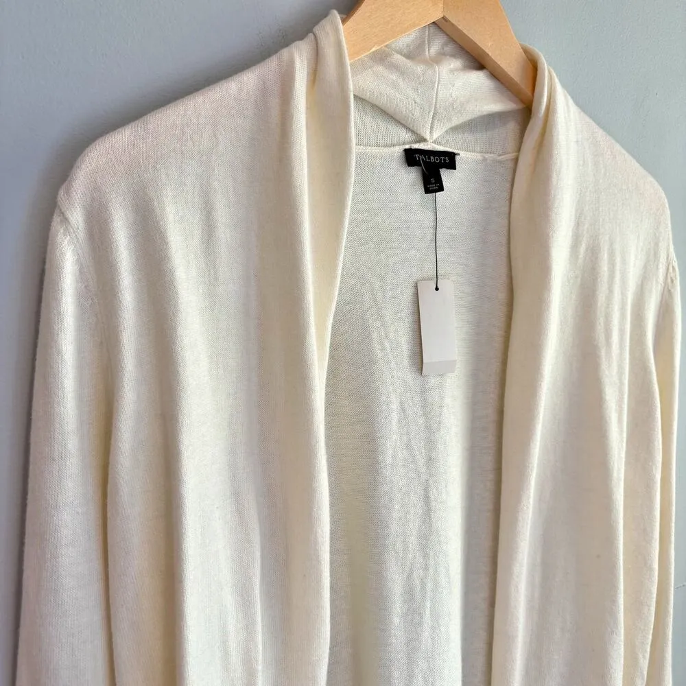 Talbots NWT Open Front Long Length Cardigan Sweater - size Small - Image 2