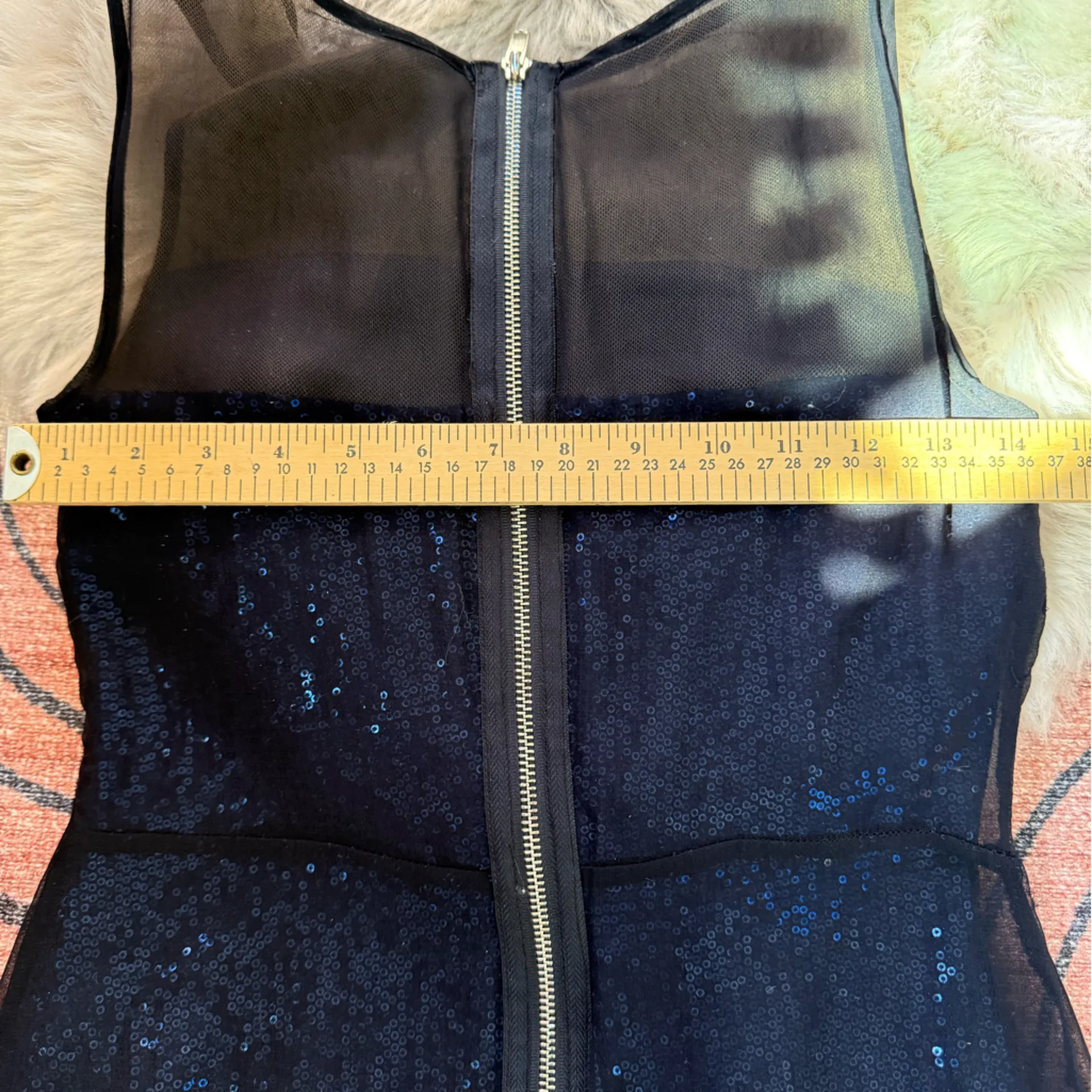 Bailey 44 Navy blue Sequin Mini Dress XS - Image 8