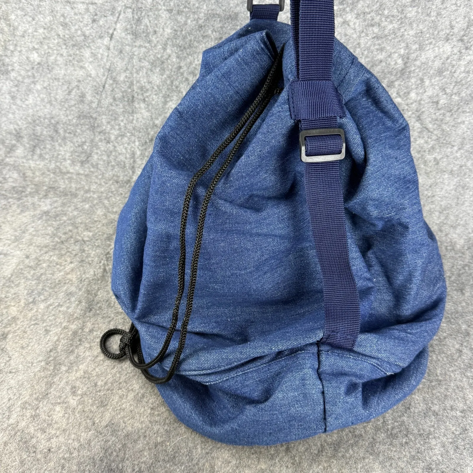 Vintage Guess Los Angeles Jeans Denim Bag 1990s‎ 20x12x6 Drawstring rare - Image 2