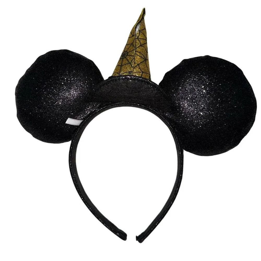 Disney Special Edition Halloween Bling Witch Hat Minnie Mouse Ears Headband - Image 3