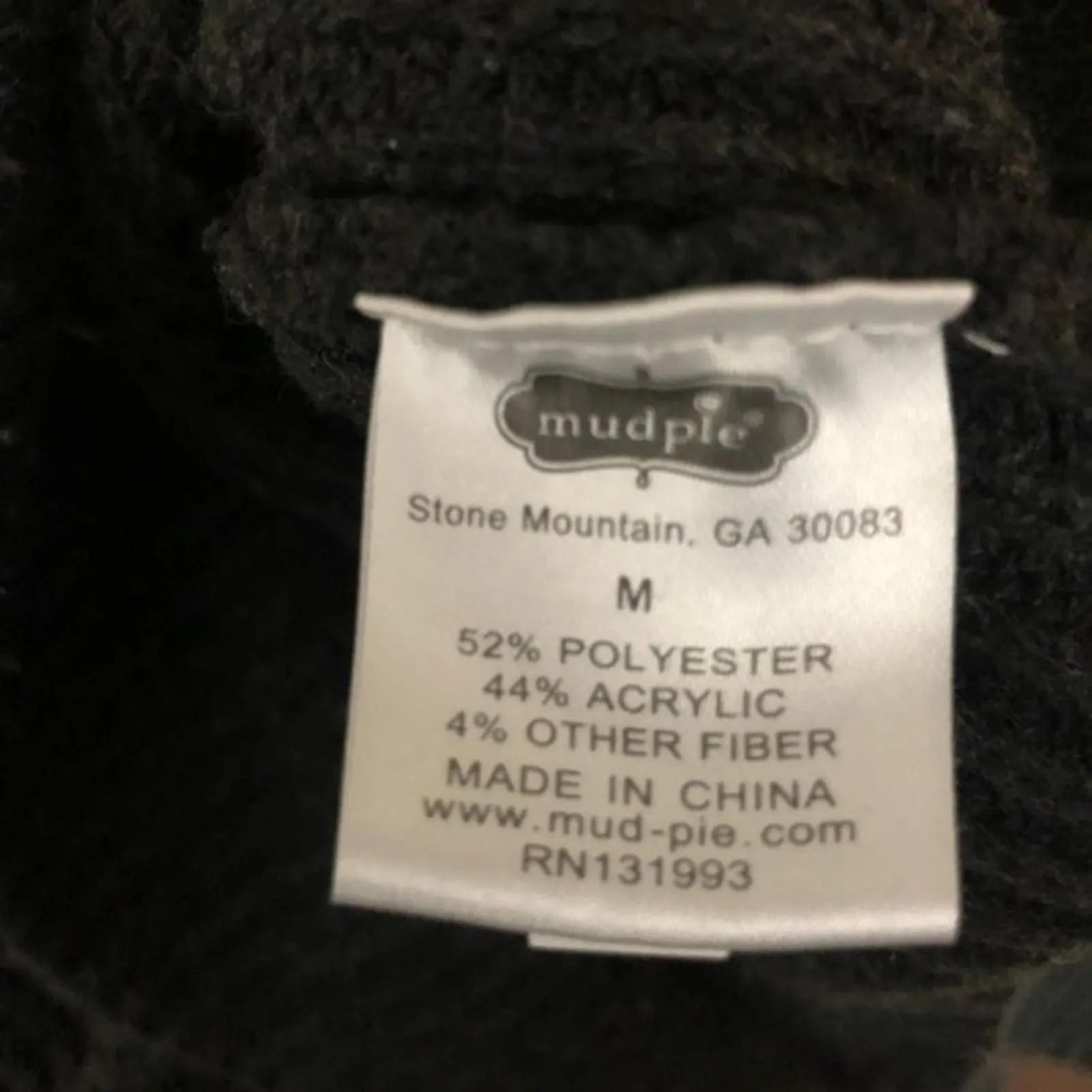 Mud Pie Cold Shoulder Sweater Womens M Charcoal Gray Ribbed Knit Stretch Flirty - Image 6