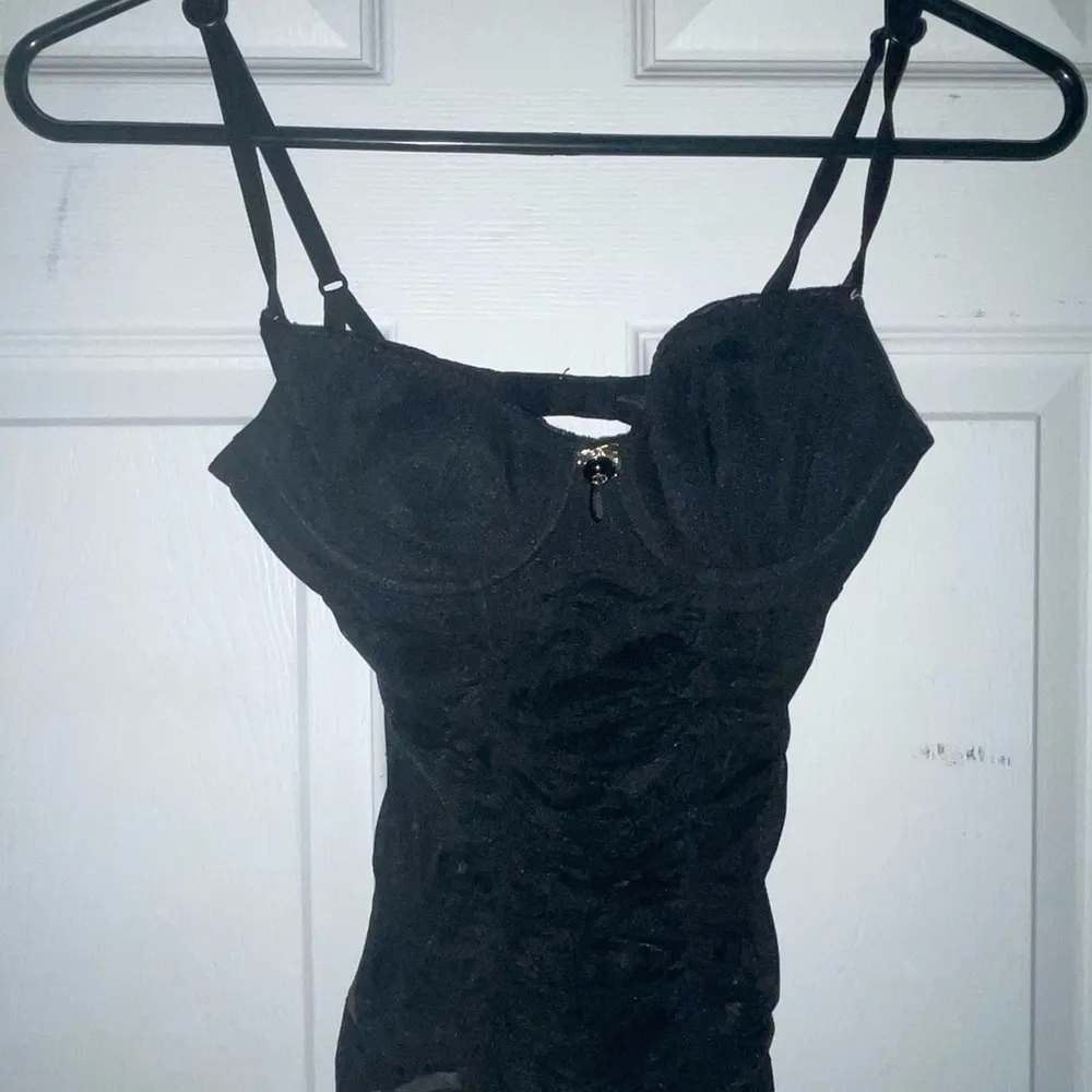 Vintage Betsey Johnson Mesh Bustier Top - Image 2