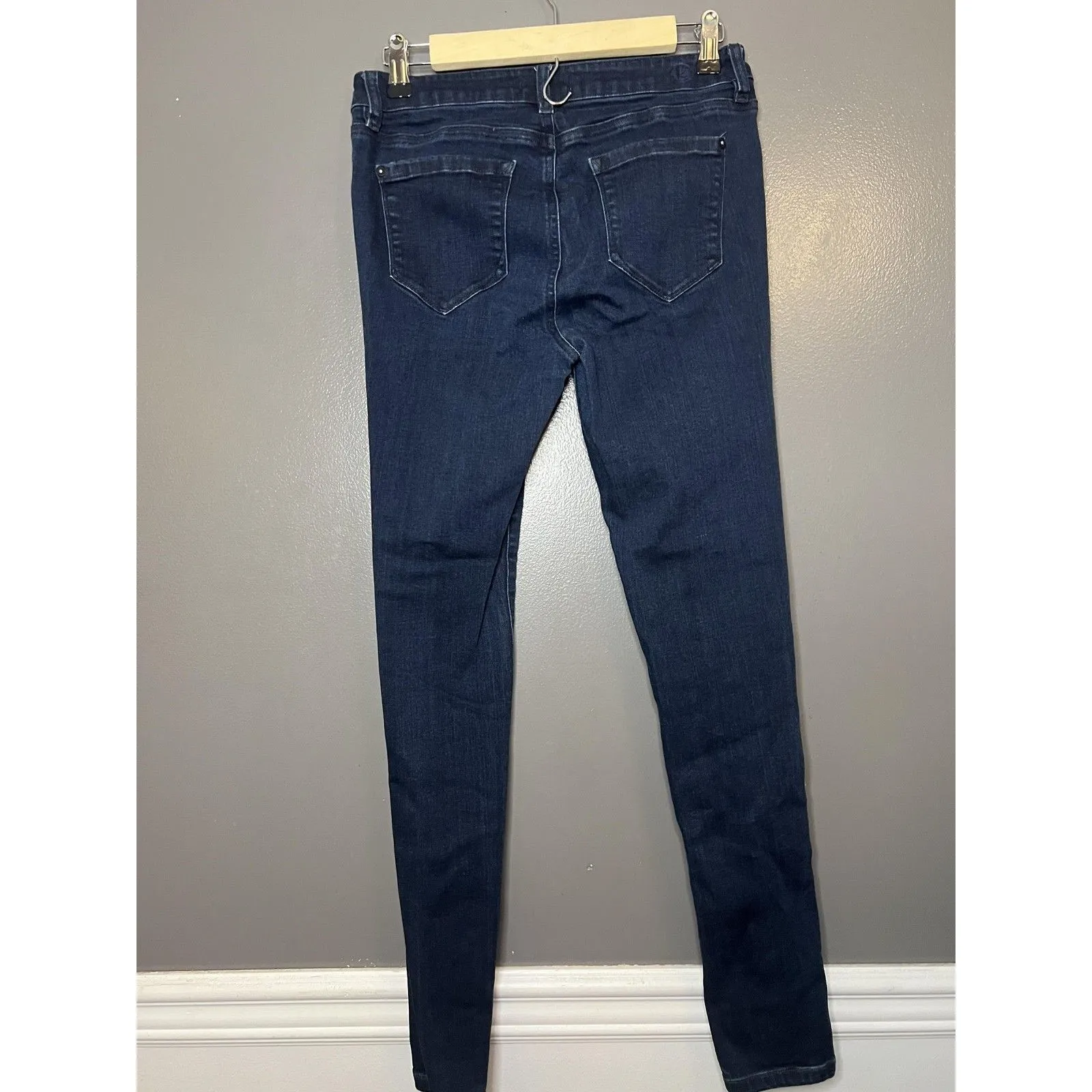 Kensie Jeans Womens Jeans 28 Dark Wash Skinny Denim Stretch You Look Pretty - Image 4