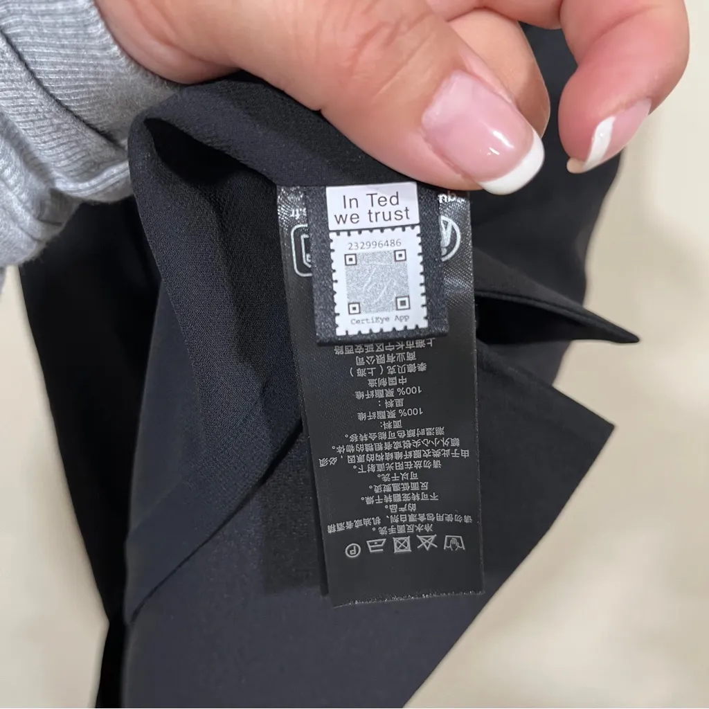 NWT Ted Baker London Icana Draped Sleeveless Top size 1 US 4 black - Image 6