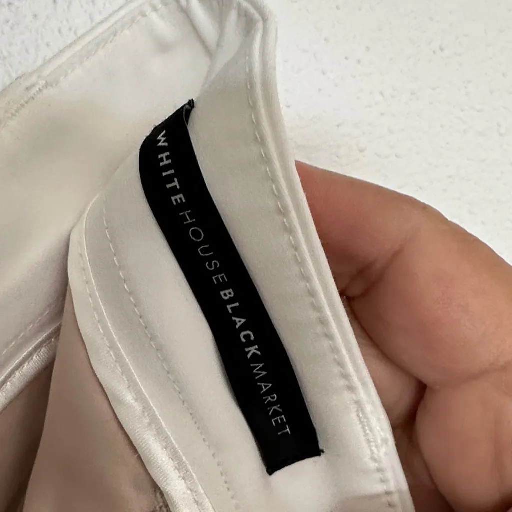 White House Black Market Crisp White Shorts - Image 4