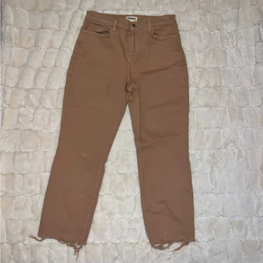 L’agence Tan Skinny Work Pants size 30 Womens Trouser Khaki / Cream Dress Pant - Image 6