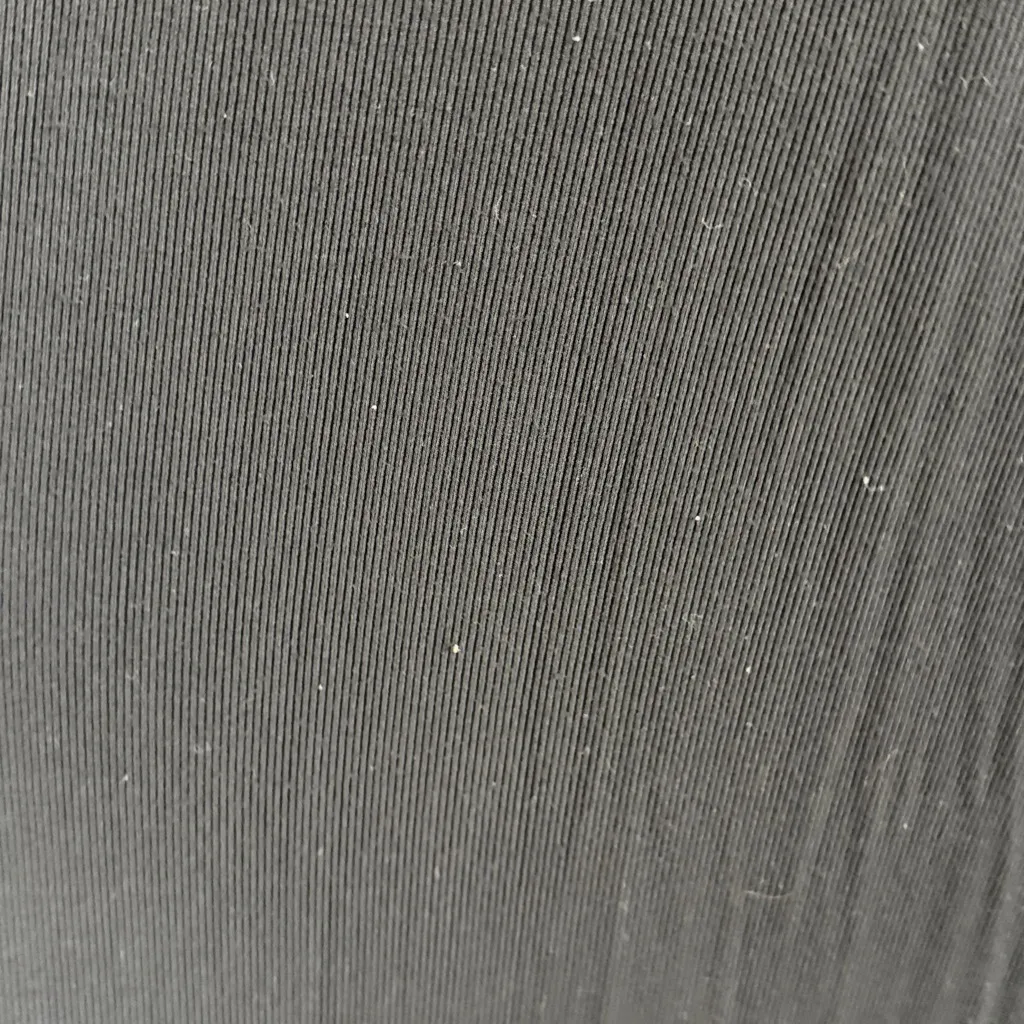 Fighting Eel Ribbed Black Dress Side Slits Small - Image 5