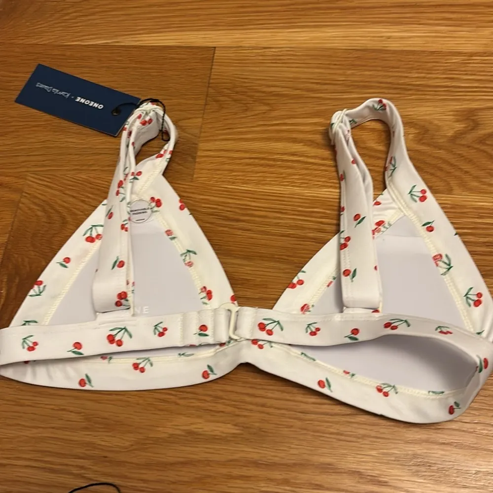 OneOne X Kamila Davies Cherry Print Bikini White - Image 6