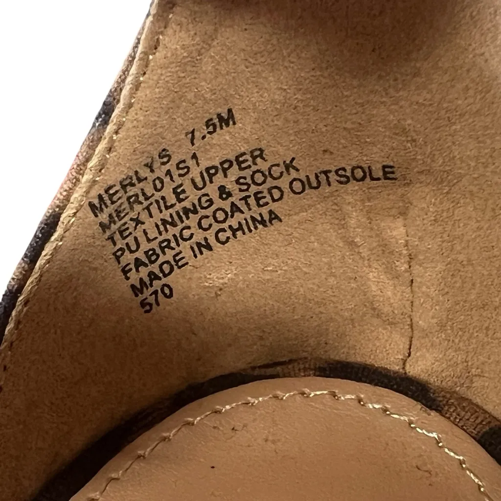 Steve Madden Merlys Cheetah Beaded Floral Ankle Strap Block Heel Shoes , 7.5M - Image 5