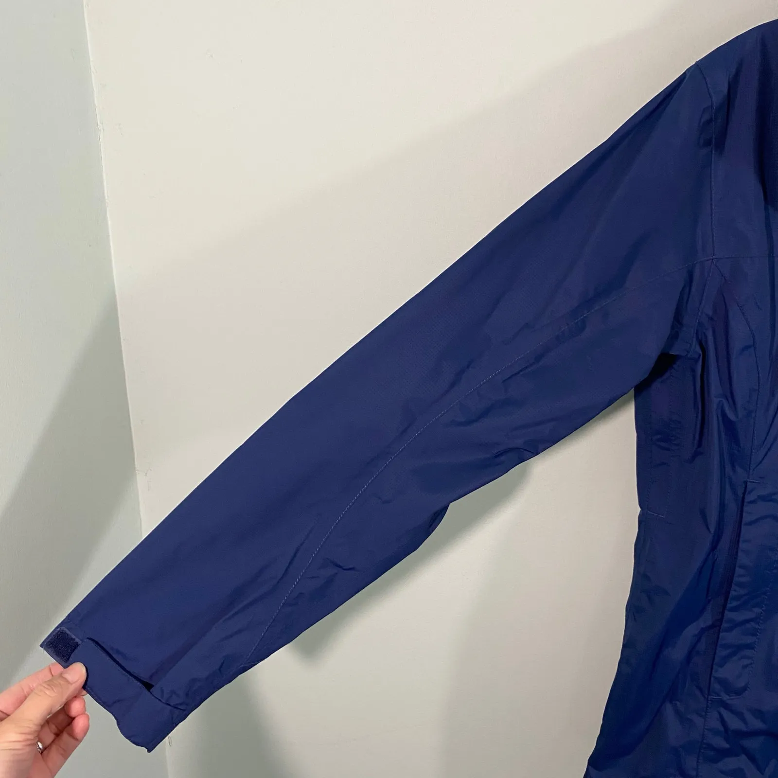 Marmot Women Arctic Navy PerCip Eco Waterproof Hooded Full Zip Jacket Size M - Image 5