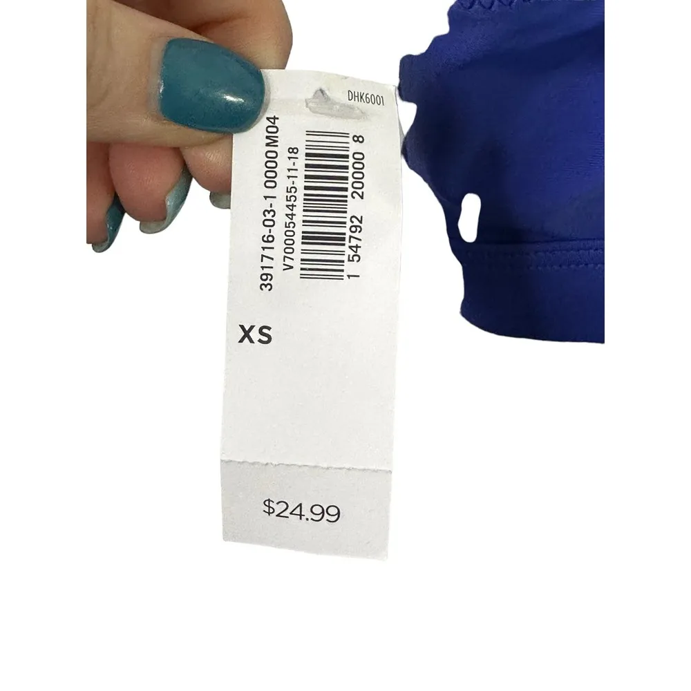 Old Navy Royal Blue Padded Bikini Top Women's XS NEW - Image 5