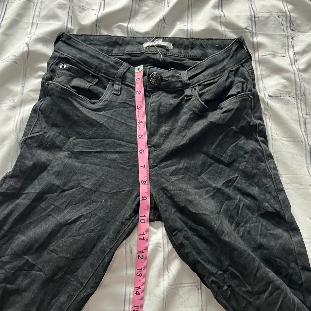 STS Blue Black Ankle Skinny Jeans Women’s 28 Mid Rise Soft Stretch Denim - Image 12