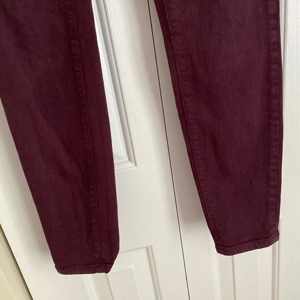 Lila Ryan  Womens Super Skinny Denim Jeans Dark Purple Size 26 - Image 4