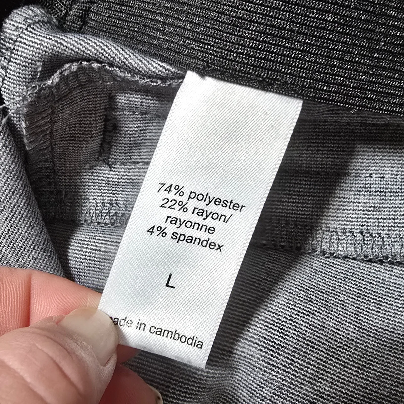 Maurices Plaid A-Line Skirt Zip Pocket Red L Preppy Bohemian Academia Office - Image 7