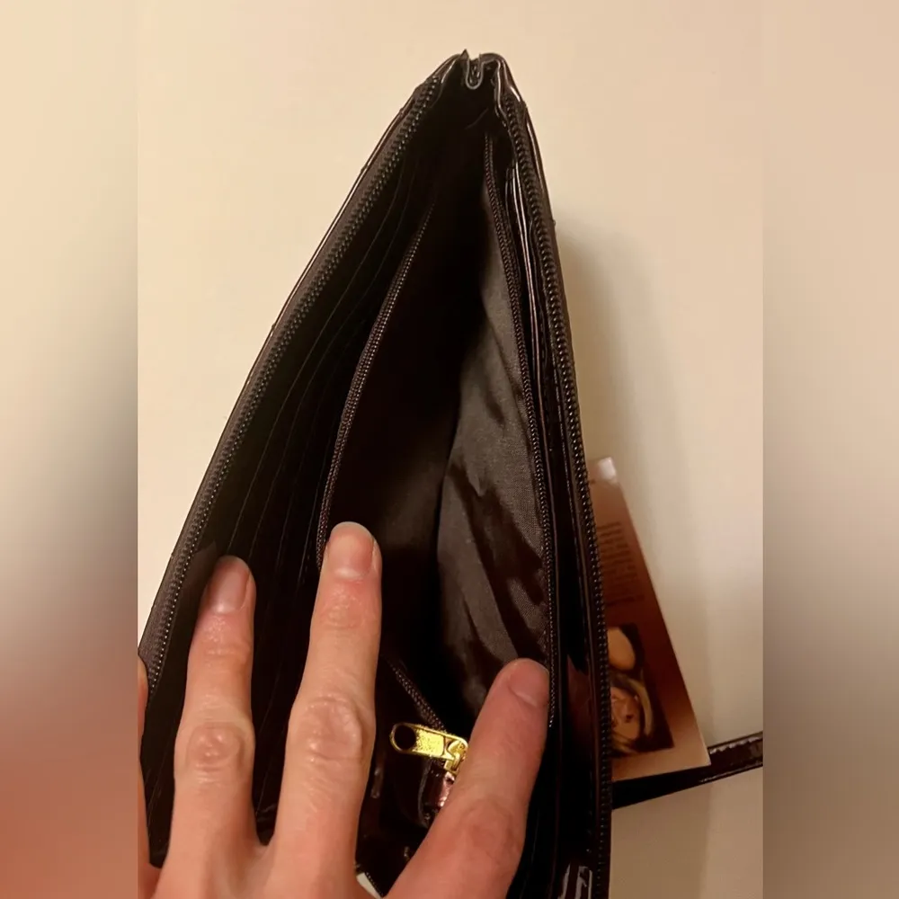 Joy & Iman - Quilted Fashionably Functional Wristlet - Chocolate (NWT) - Image 7