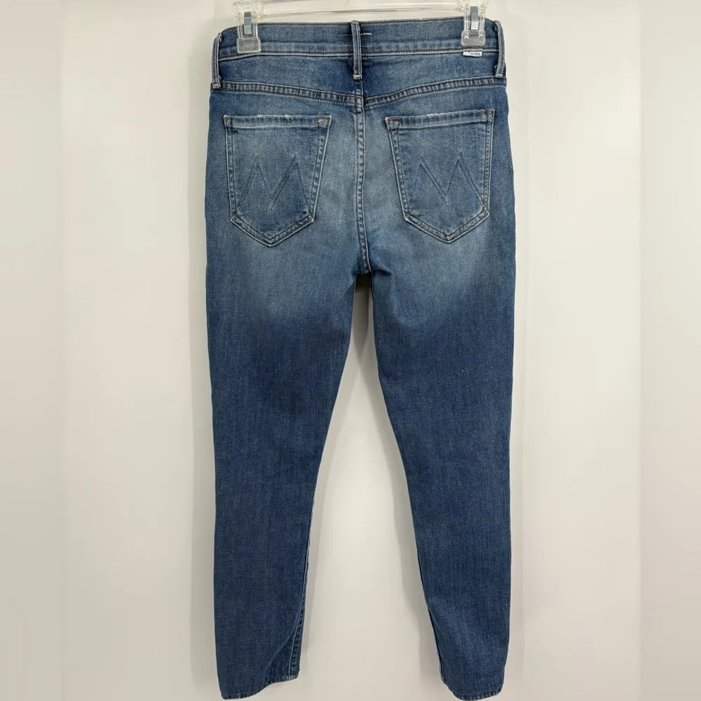 Mother denim the charmer satisfaction blue skinny jeans size 27 - Image 10