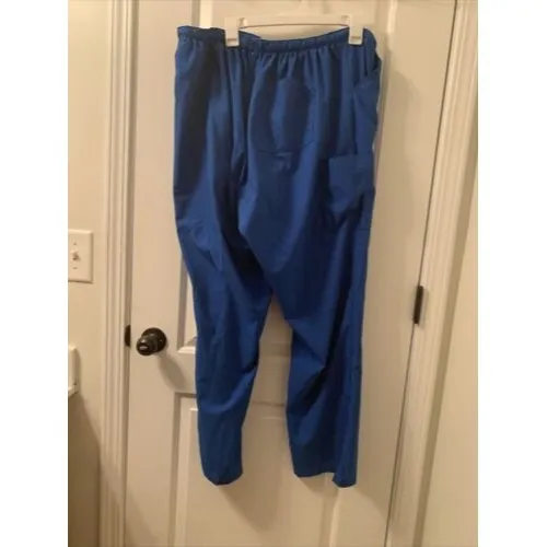 Spread Good Cheer Women's Scrub Pants Nurse Medical Size 1X Royal Blue - Image 16