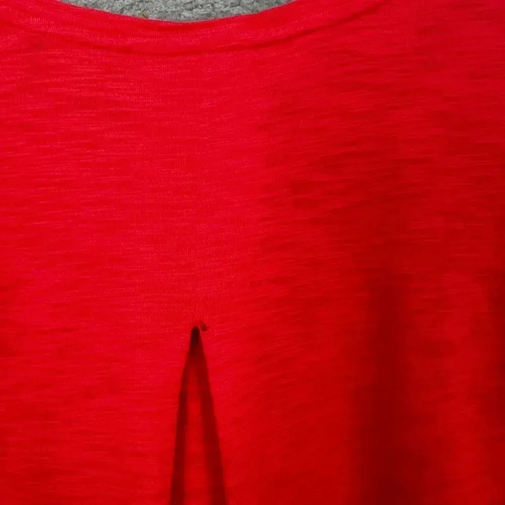 Chicos top‎ womens 1 medium red the ultimate tee burnout casual weekend layers - Image 6