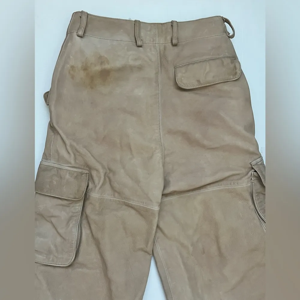 NWT Deadwood Carter Shorts in Sand Overdye, size 32 Tan - Image 13