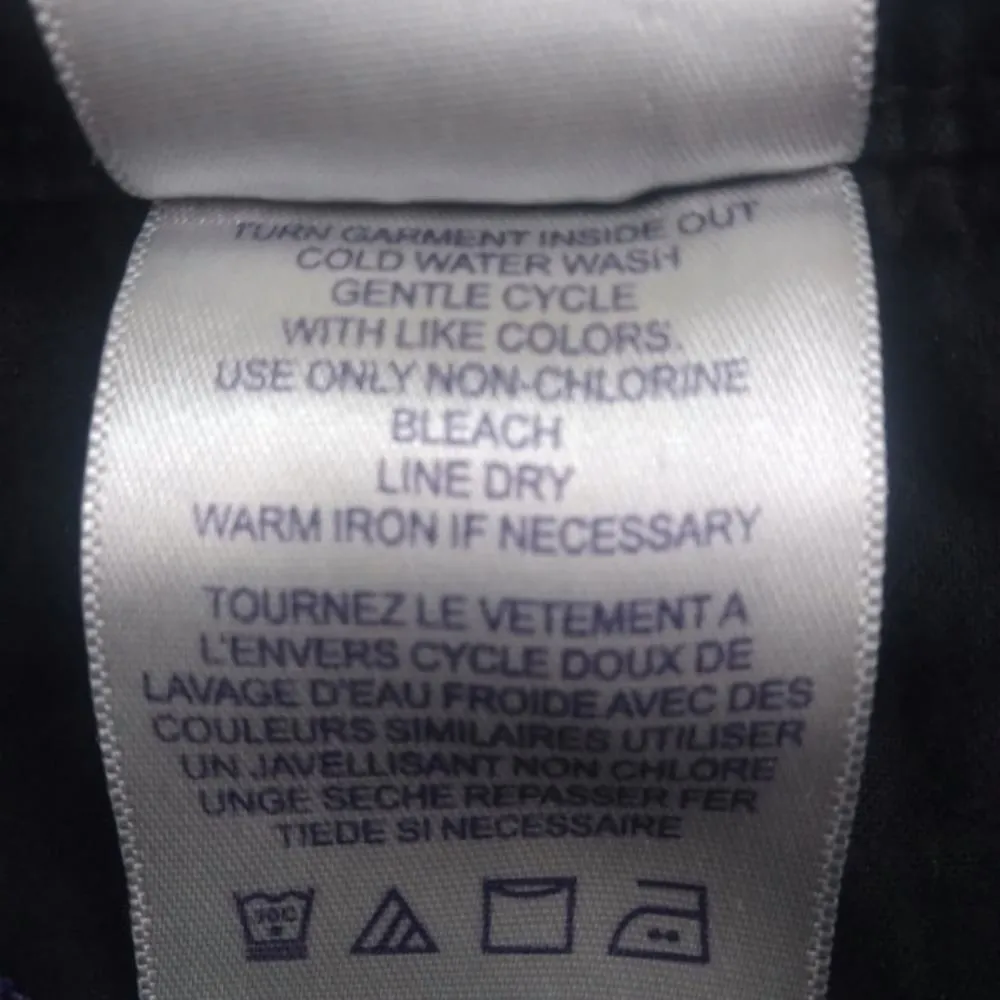 J331 NYDJ 10" Rise Black Bootcut sz 8 - Image 8