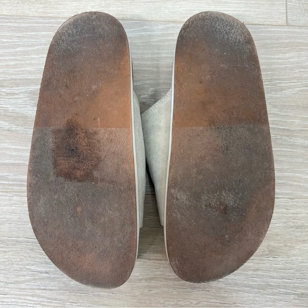 Oasis Society Taupe Platform Sandal Size 6 - Image 7