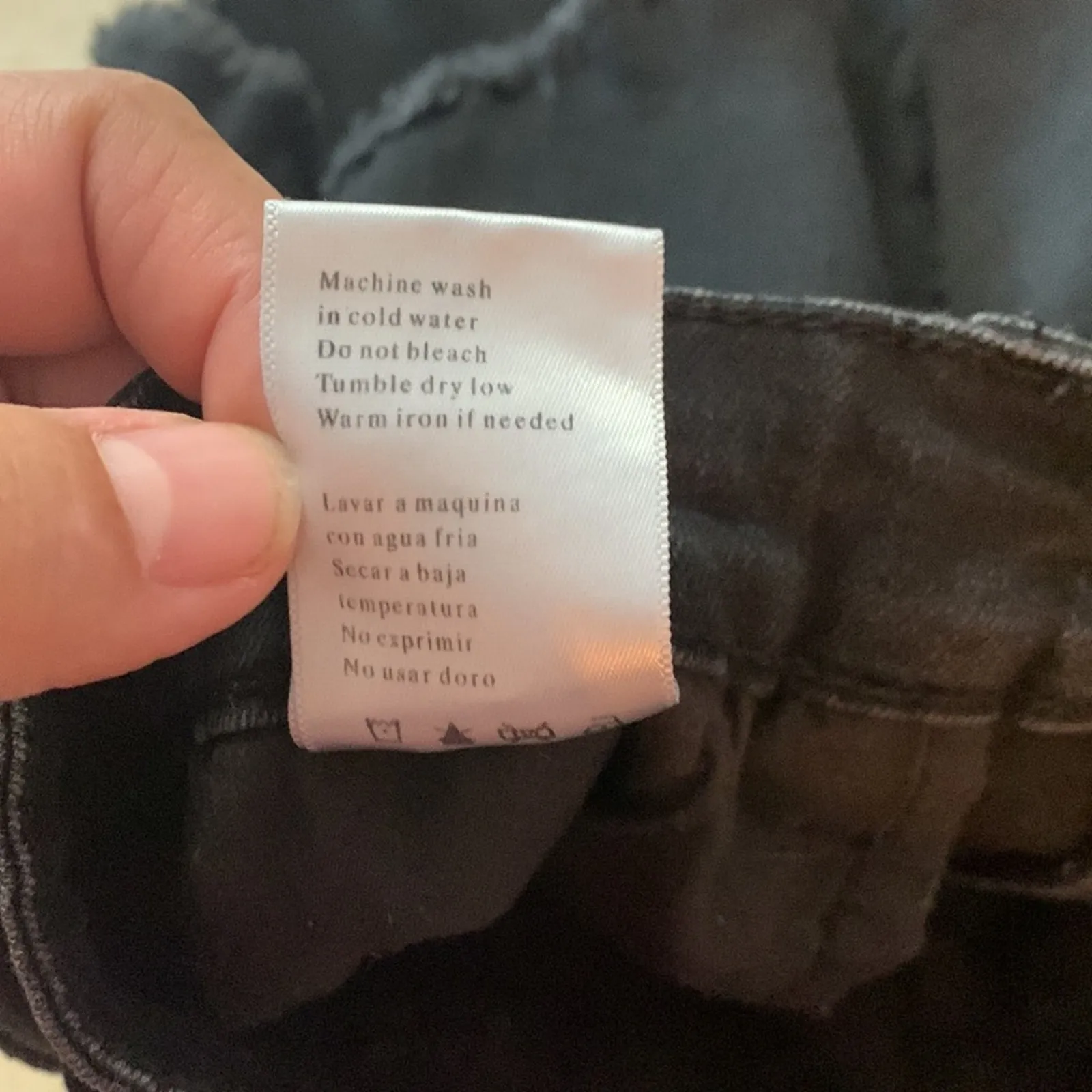 Kancan size 11 29 black denim cutoff jeans cowboy rodeo cute grunge punk raw hem - Image 7