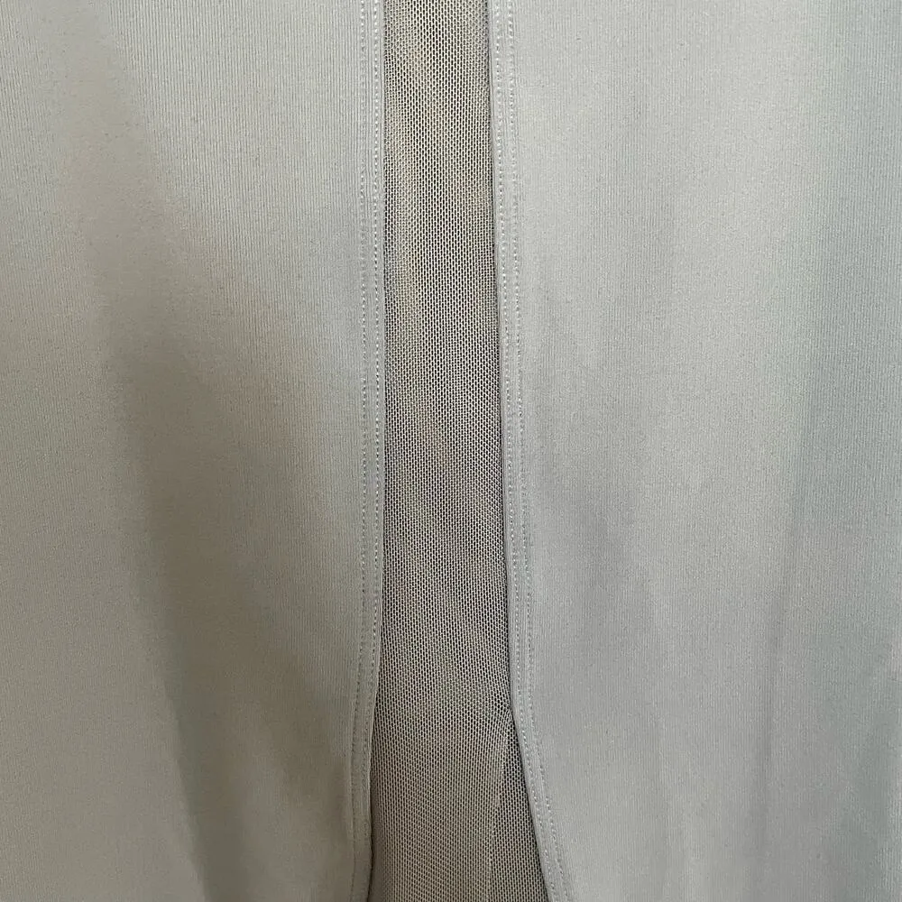 Halara Contrast Mesh Tee S Womens Split Back Short Sleeve Lightweight Athletic - Image 4