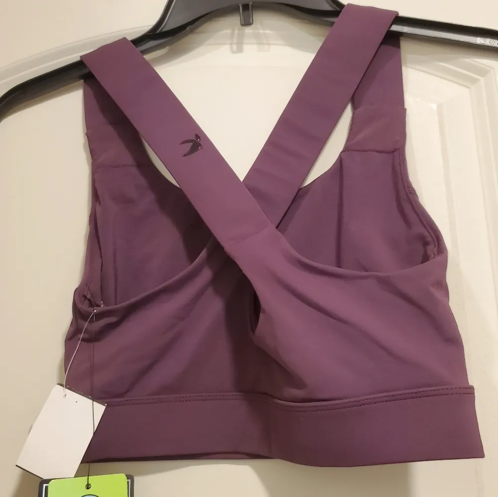 Glyder Purple Sports Bra Moisture Absorption - Image 8