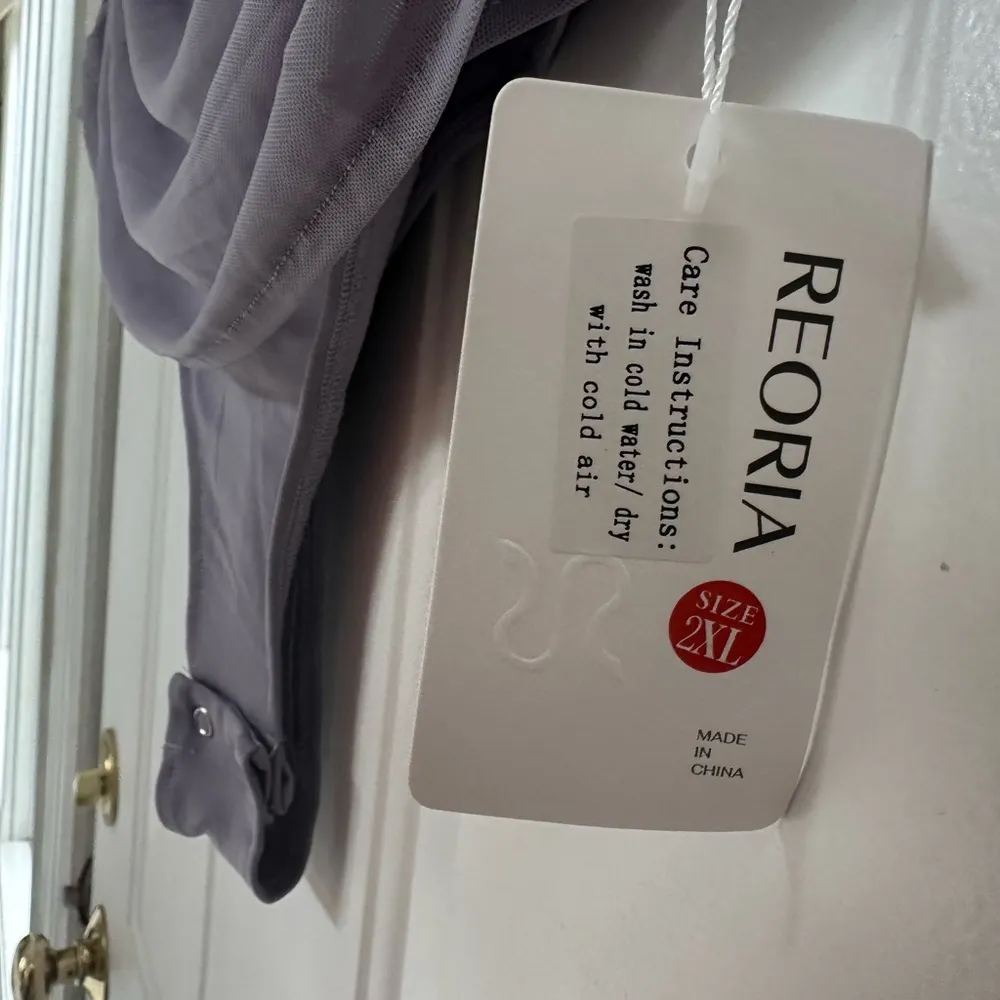 Women’s XXL REORIA light purple brand new with tags bodysuit - Image 3