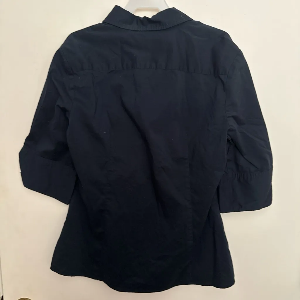 New York & Company Navy Button - Image 5