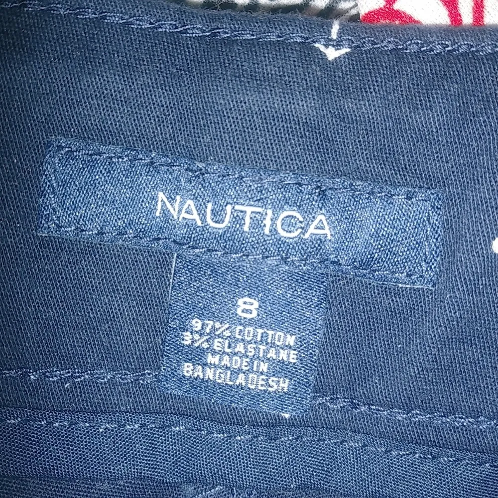 Nautica 8 32 Nautical Anchor Cotton Shorts in Darkest Navy - Image 6