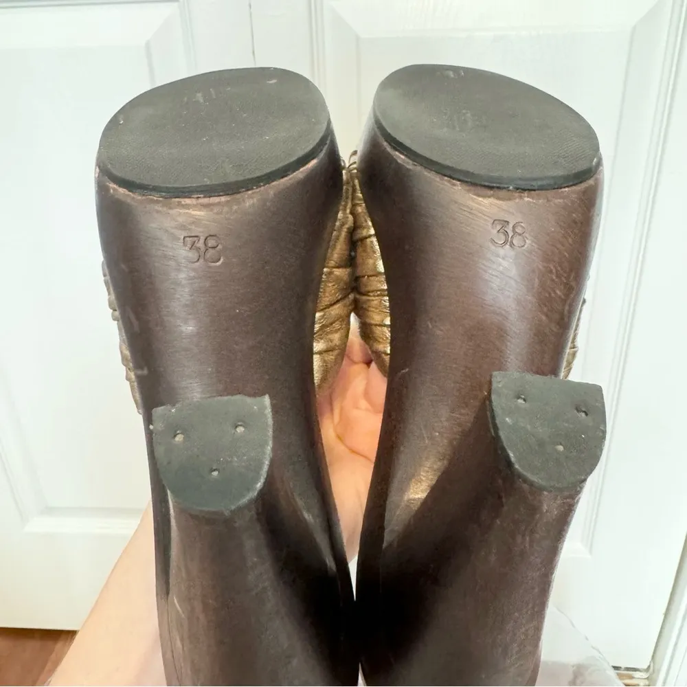 Christian Louboutin Paris Nappa Bella Pumps Shoes Sandals Heels - Beige US8 IT38 - Image 7