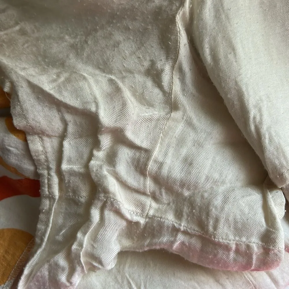 Rebecca Taylor Cut Out Printed Skirted Linen Blend Romper(Size 2 ) - Image 7