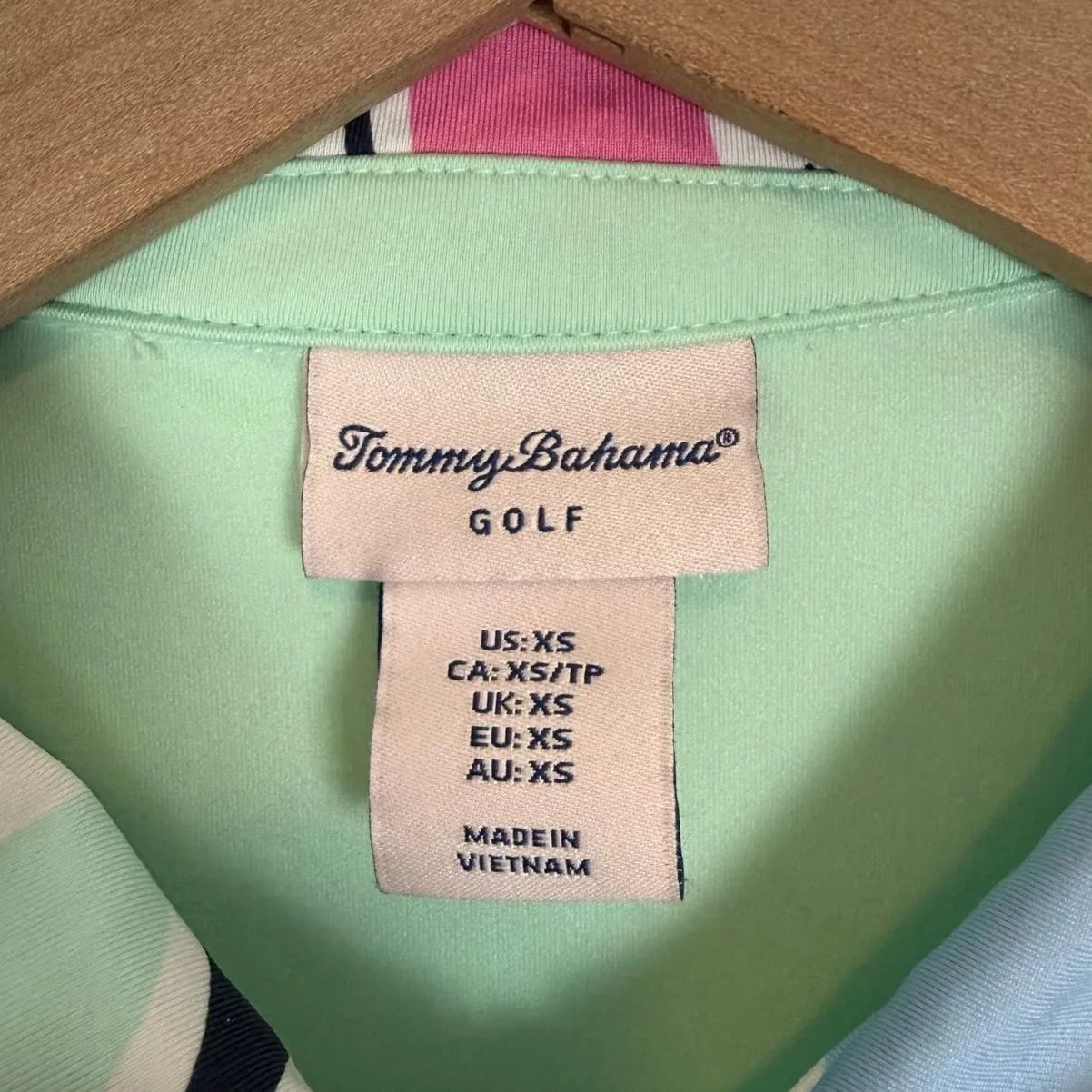 Tommy Bahama Women's Golf 1/4 Zip Short Sleeve Polo Shirt Size XS - Image 3