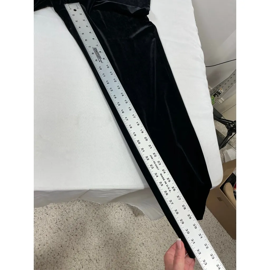 Womans Rafaella Pullon Velour Pants Medium Elastic Waist - Image 6