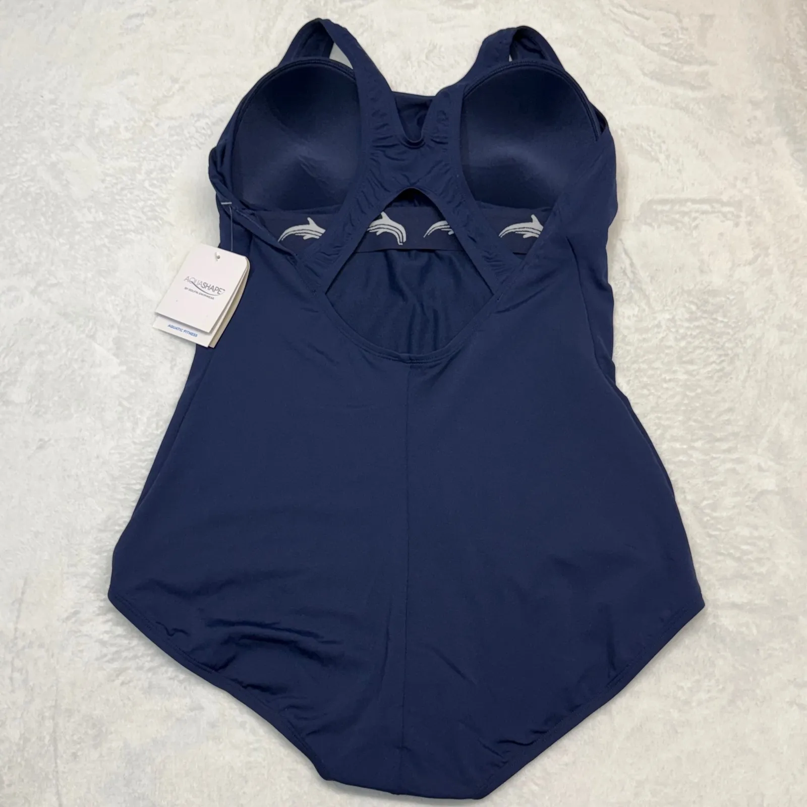 Dolfin AquaShape Womens Size 16 One Piece Swim Suit Chlorine Resistant Material - Image 4