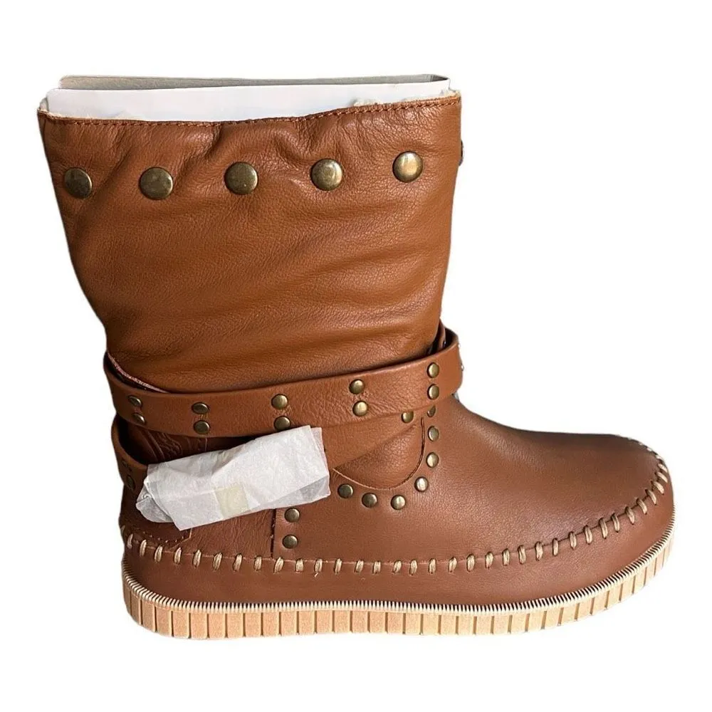 New in Box Womens Dingo Embellished Camel Boots Malibu Whiskey DI 158 - Sz 7 - Image 2