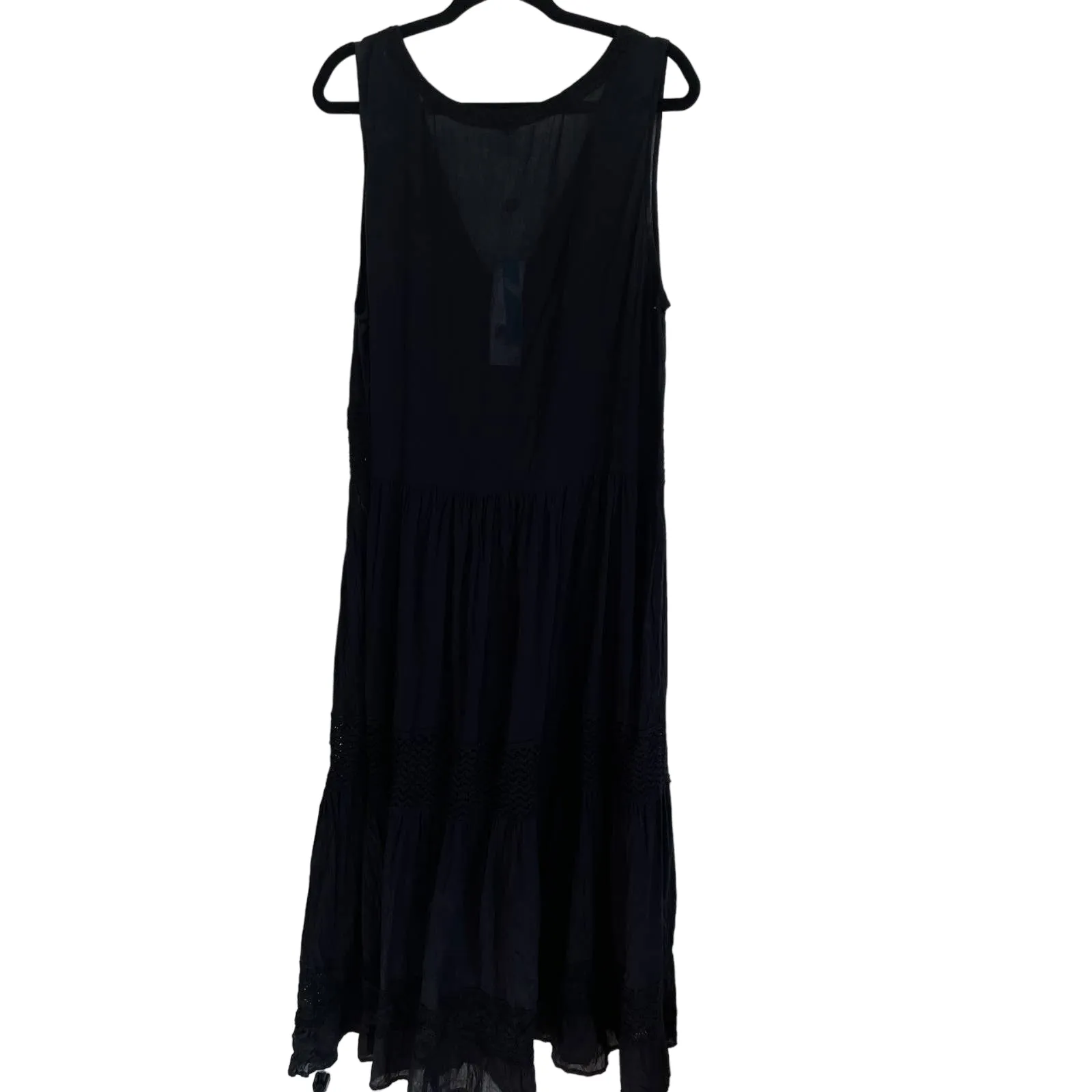 BLEU ROD BEATTIE Black India Bazaar Long Maxi Dress Cover Up - Image 9