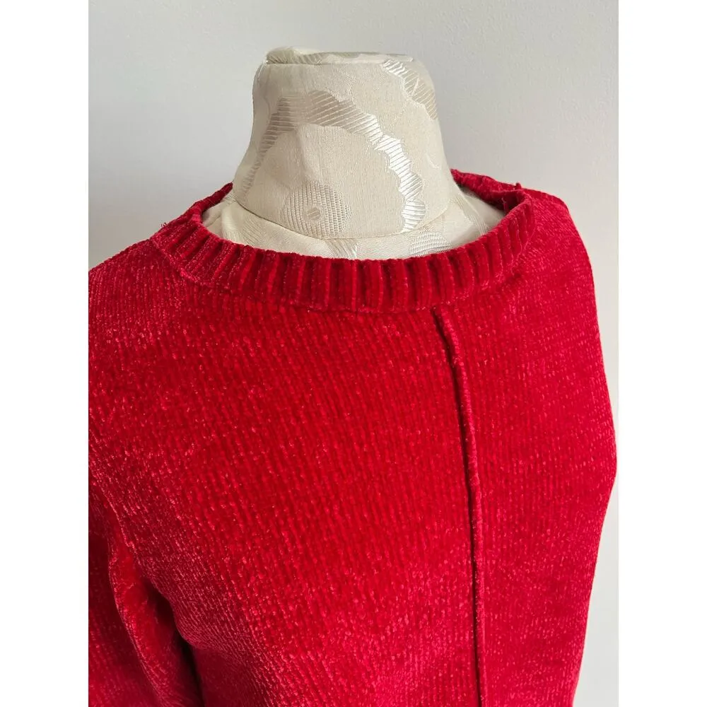 Style & Co Cozy Soft Red Sweater Petite Medium - Image 4