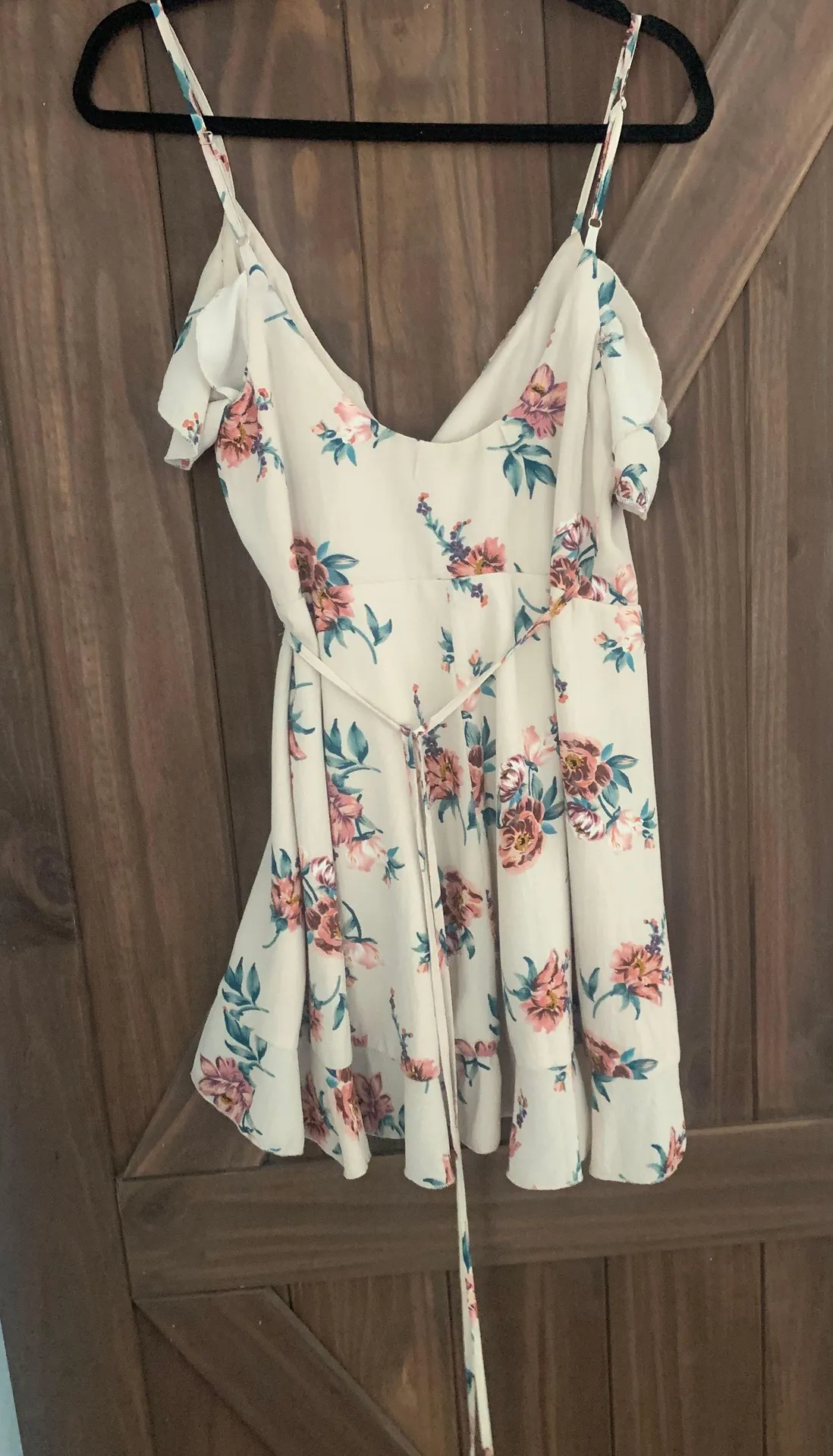 Floral Wrap Dress - Image 3