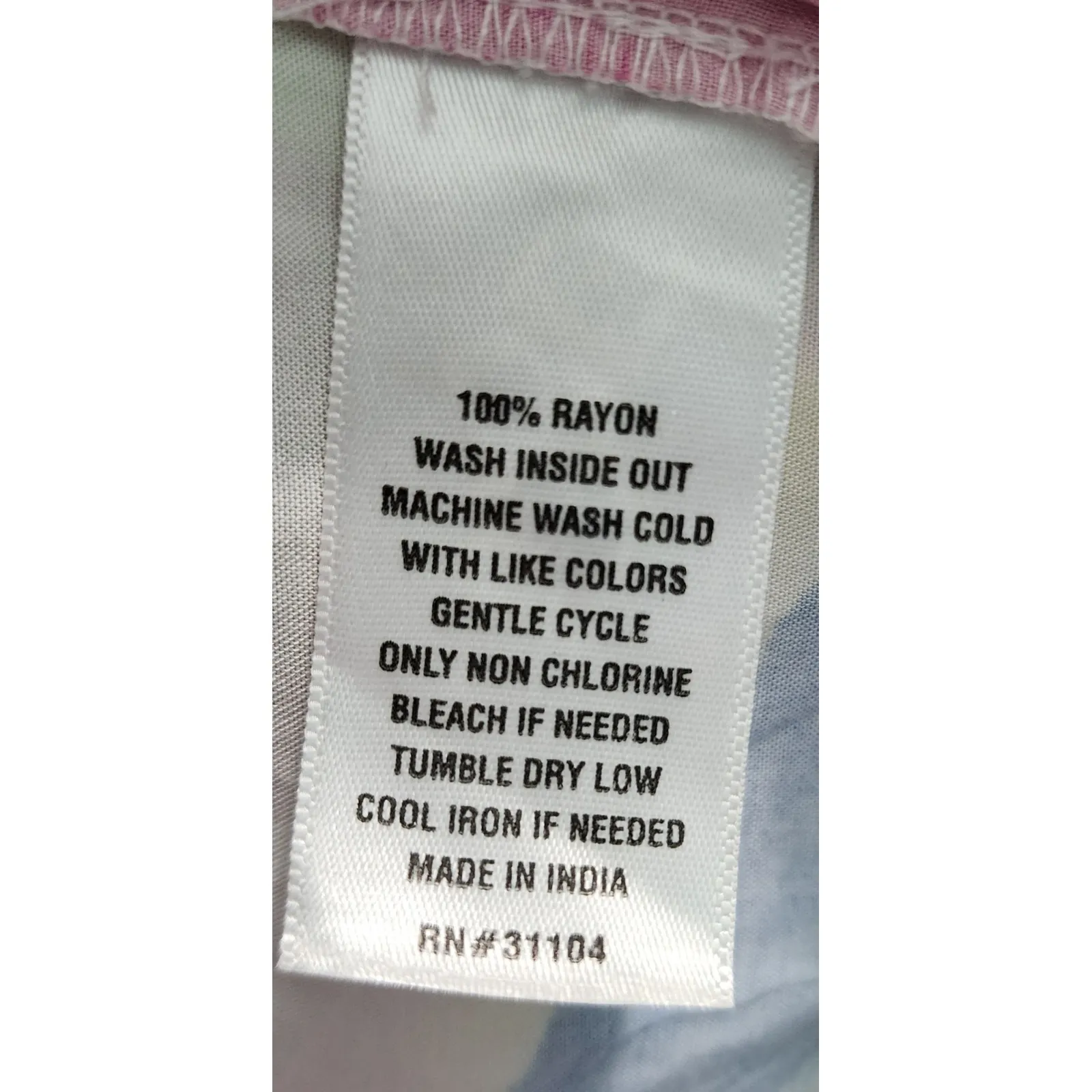 Crown‎ & Ivy Dress L Rainbow Striped Peasant Midi Tie Neck Short Sleeve - Image 7