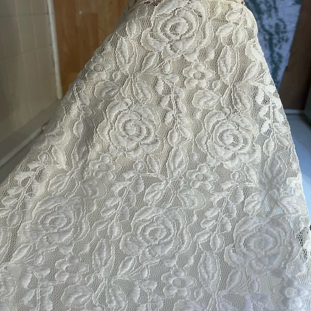 Laundry By Shelli Segal White Puff Sleeve Sheath Dress - Image 5