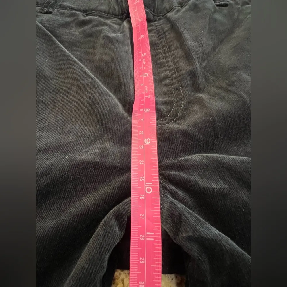 JUICY COUTURE Black Corduroy California Skinny Pull on pants NWT Size 12 - Image 8