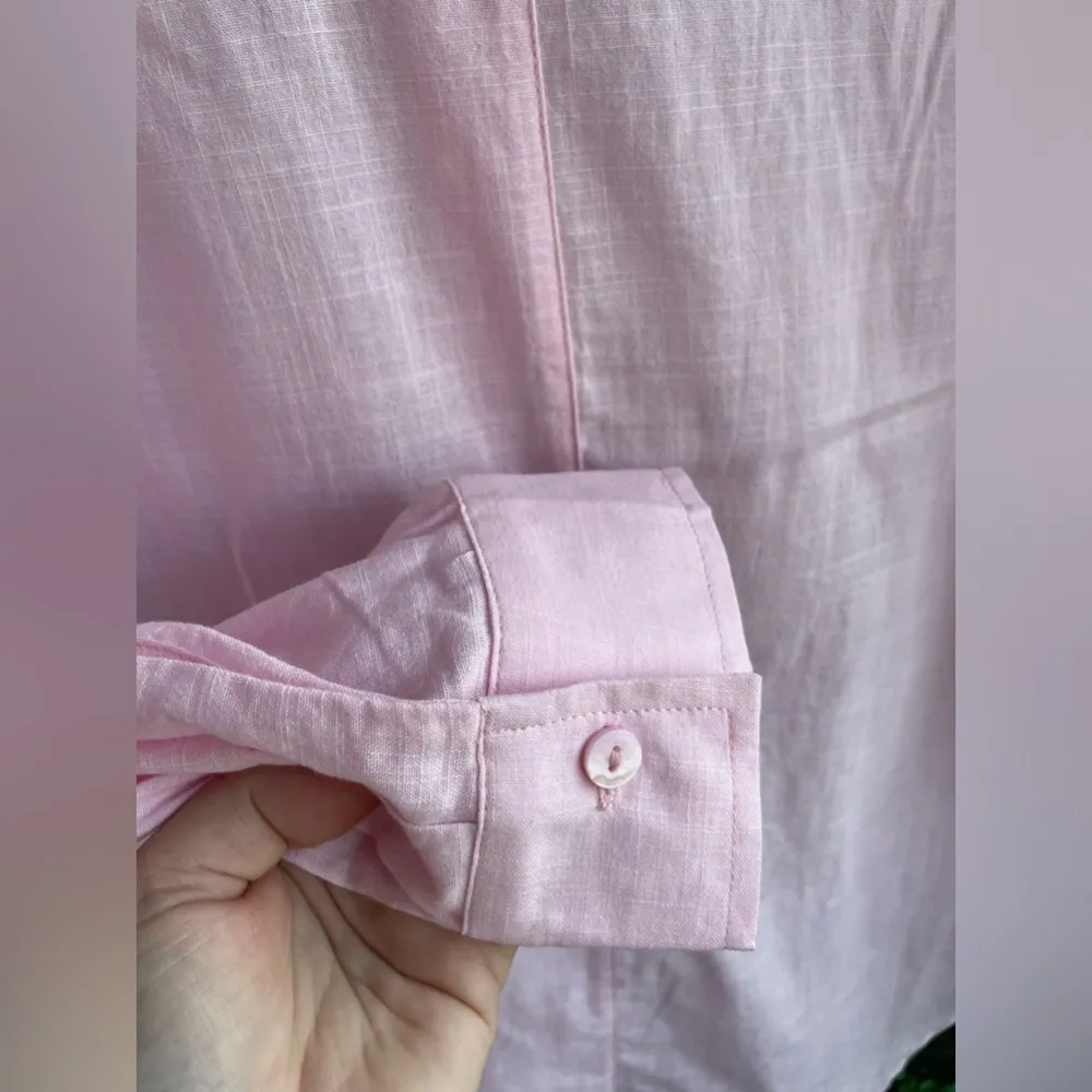 MinkPink Carlo Beach Shirt/Dress In Ice Pink | Women’s Oversized Small - NWT - Image 13