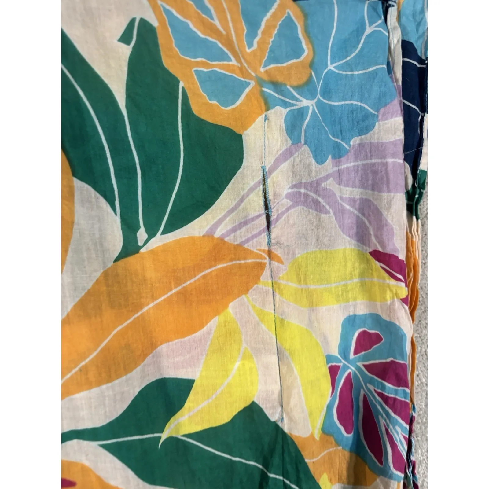 True Destinations Cover Up‎ Dress Women's M Colorful Multi Abstract Maxi - Image 9