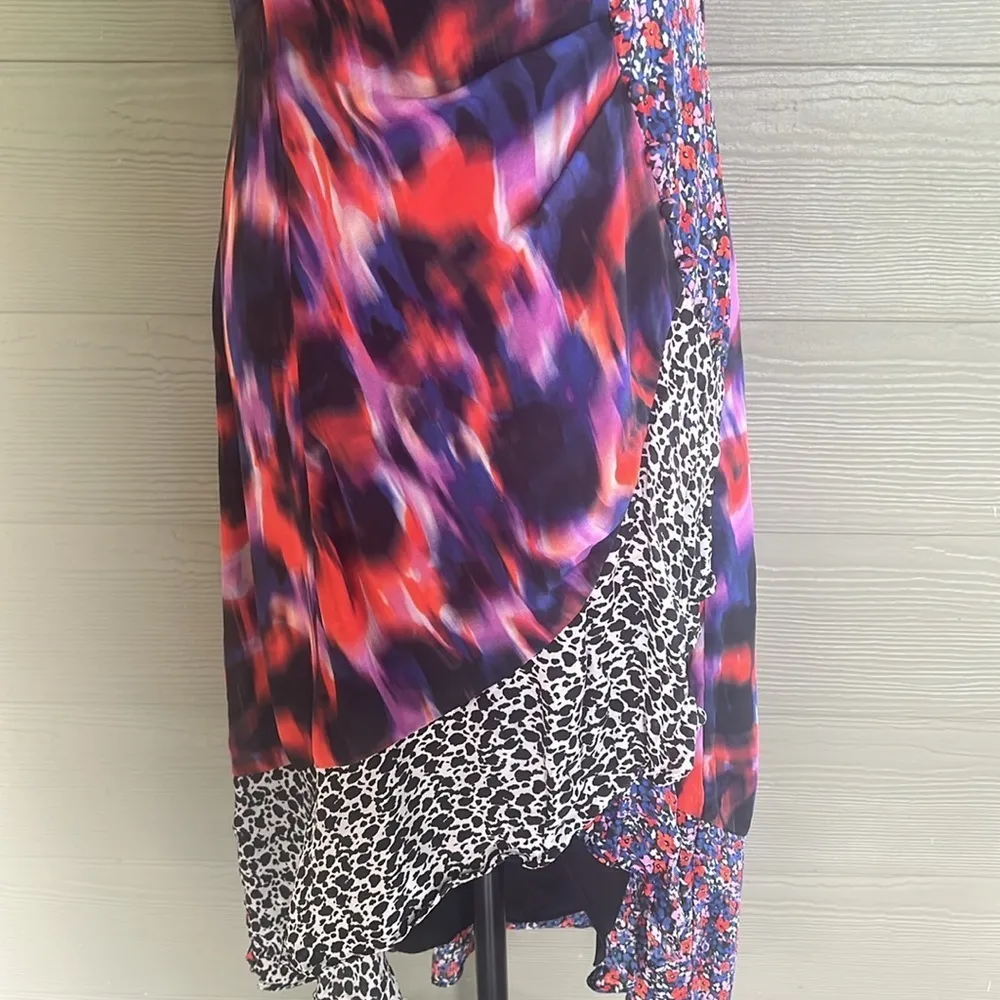 Parker “Colleen” Combo Silk Blend Dress - Image 7