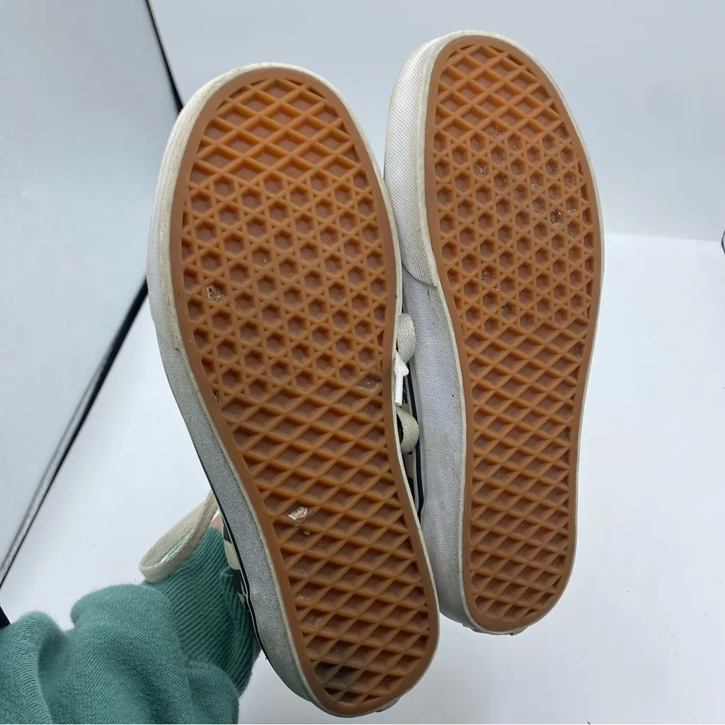 Vans Checkered Old Skool Black and White Sneakers Mens 7 womens 8.5 - Image 5